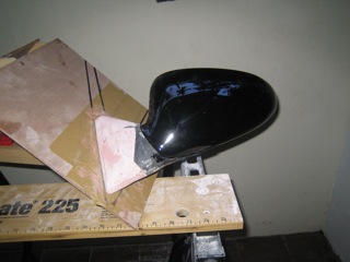 Making the wing mirrors fit the car, photo 4