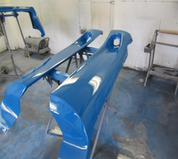 Getting the body painted and prepped, photo 4